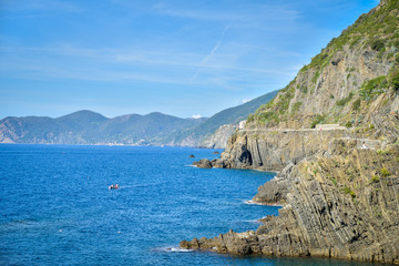 Fototapeta premium Cinque Terre in Italy, The five towns