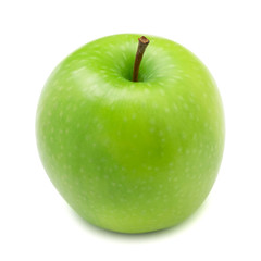 Green apple isolated on white background
