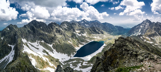 Veľké Hincovo pleso in Hight Tatras, view from Koprovsky stit  © Julia