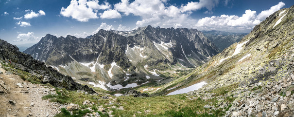 View from Koprovsky stit to High Tatras - obrazy, fototapety, plakaty