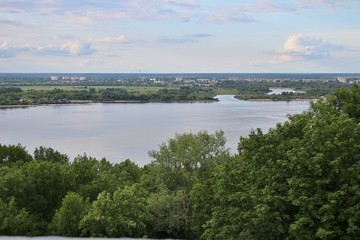Fototapeta na wymiar Fiume Volga
