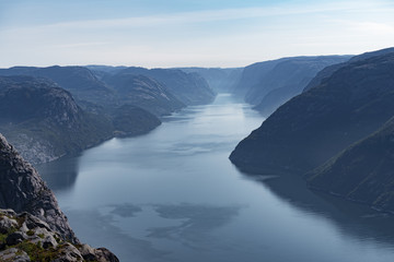 Fototapeta na wymiar Lysefjord in Norway