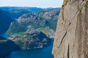 pulpit rock in Norway
