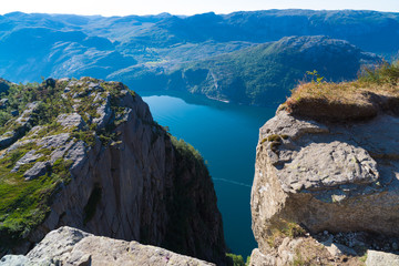 pulpit rock in Norway
