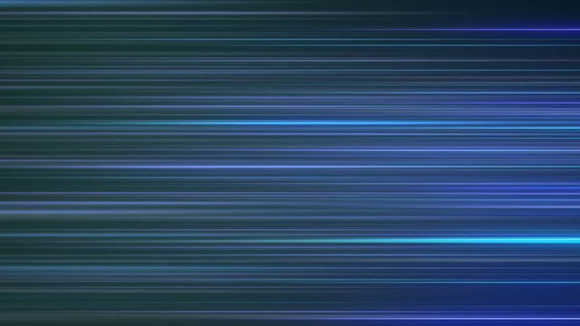 Motion of glowing horizontal lines. Abstract animation. Graphic element. Modern background design. 3D render loop animation. HD resolution.