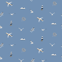 Obraz premium Summer time pattern