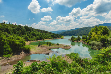 Fototapeta premium Wonderful landscape with lake Gokce Baraji in Yalova