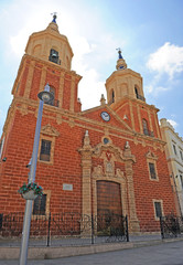Obraz premium Church of St Peter and St Paul (San Pedro y San Pablo) in San Fernando, province of Cadiz, Spain