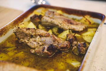 roasted meat