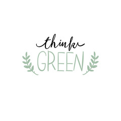 Zero waste life quote. Trendy hand drawn cute lettering in scandinavian simple style. Vector. Go green