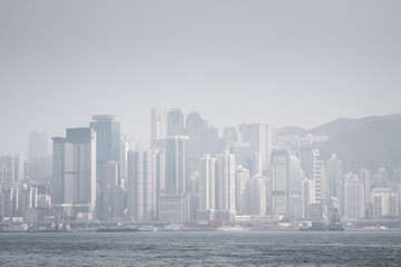 Fototapeta premium skyline of hong kong