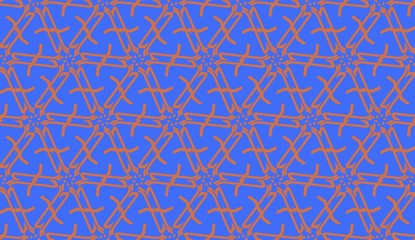 Pattern with abstract illusion triangles. Vector illustration. For your business, presentation, fashion print. Blue Color.