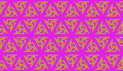 Hipster pattern with polygonal elements. Triangles style. Vector Seamless illustration. Background for your business project. Advert, template screen.