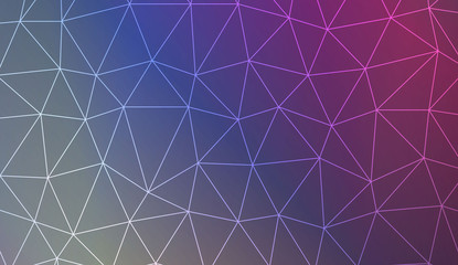 Hipster pattern with polygonal elements. Texture for your design. Vector illustration. Creative gradient color.
