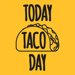 Today taco day banner