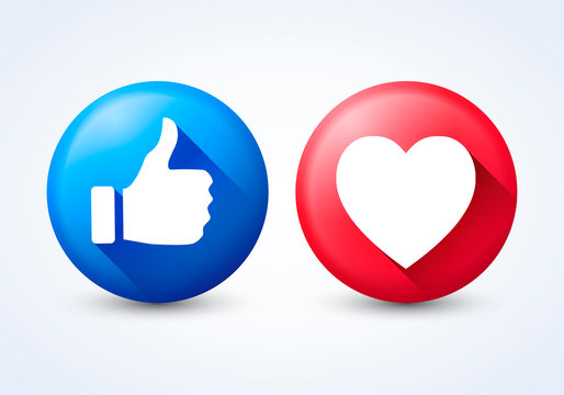 Heart Emoji Facebook Images – Browse 8,073 Stock Photos, Vectors, and Video  | Adobe Stock