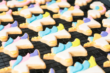 Sugar cookies with royal icing