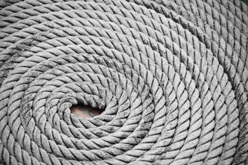 Fototapeta premium Tall Ship Nautical Ropes