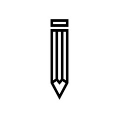 Pencil icon design symbol vector illustration