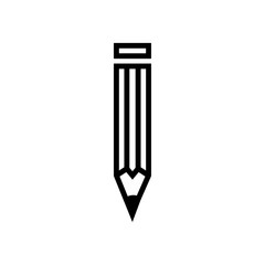 Pencil icon design symbol vector illustration