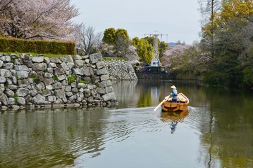 世界遺産姫路城のお堀