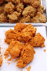 Fried chicken is delicious in street food