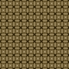 Brown geometric mosaic detailed seamless textured pattern background