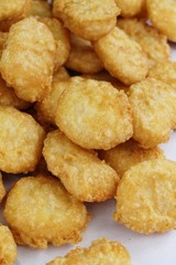 Fried chicken nuggets delicious at street food