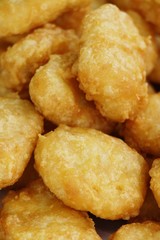 Fried chicken nuggets delicious at street food