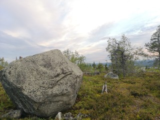 rocks in the mountains