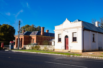 Fototapeta na wymiar Chewton Architecture Victoria Australia