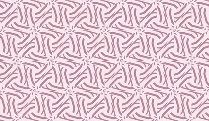 Modern pattern with curved line. Triangles, line, geometric elements. Vector Seamless illustration. Design for flyer, wallpaper, presentation, paper.