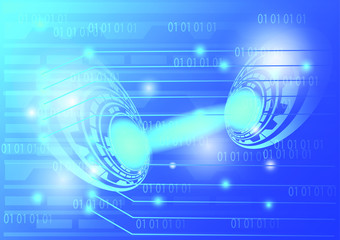 Vector of futuristic abstract background template with modern design. Beauty and elegant. Technology Background