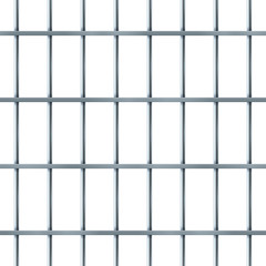 Prison bar realistic pattern, criminal iron jail