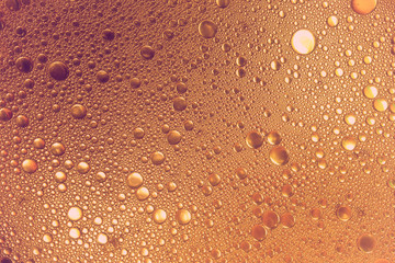Fototapeta na wymiar orange abstract background of bubbles