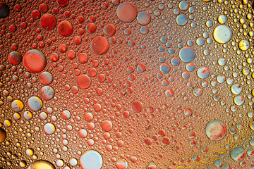 colorful abstract background of bubbles, texture of soapy water