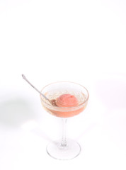 Tasty Bamboo cocktail on a white background
