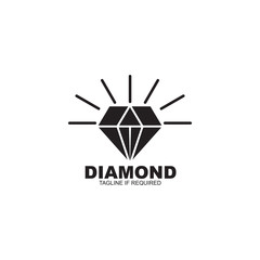 Diamond logo design vector template