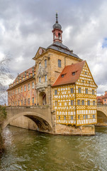 Bamberg at river Regnitz