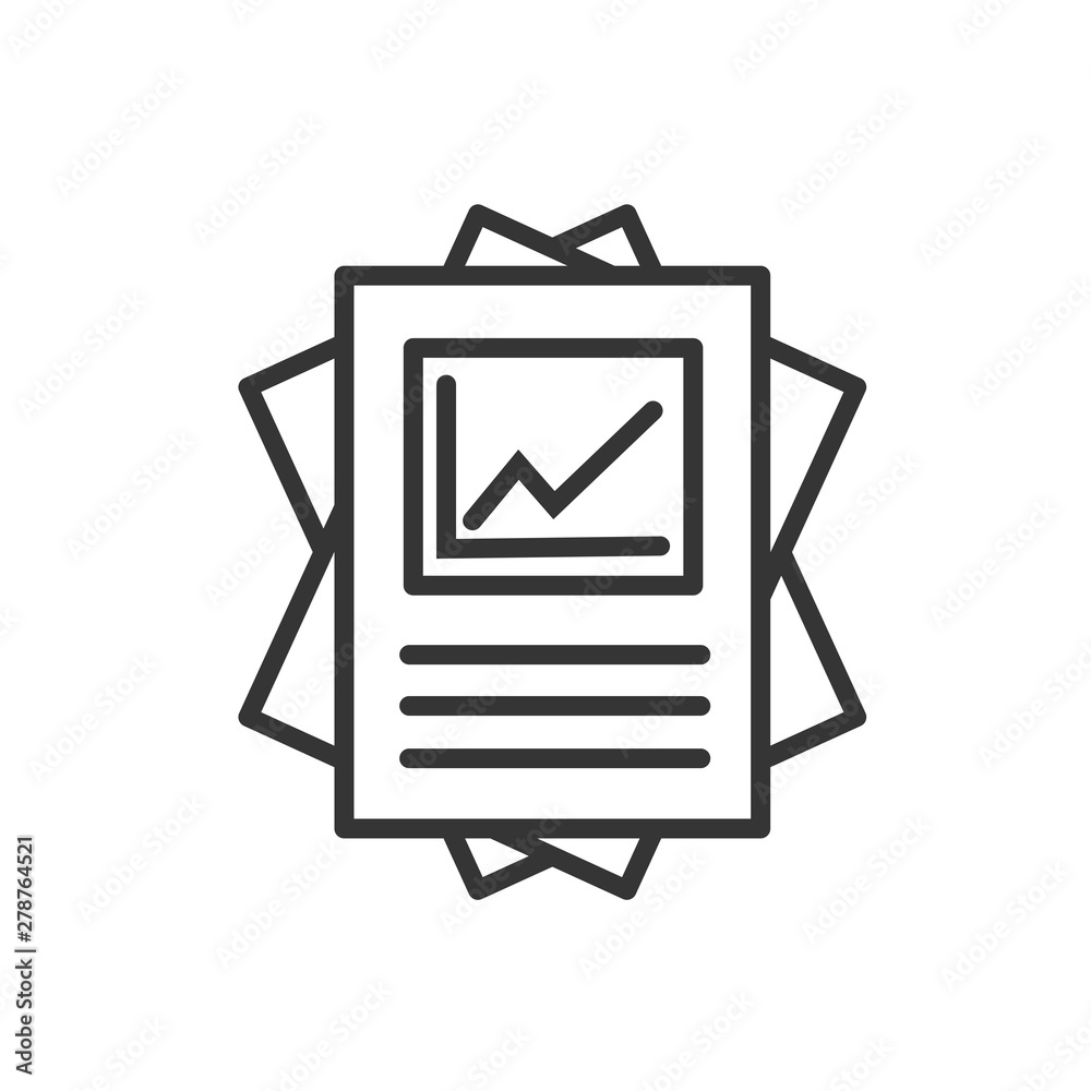 Aufkleber flyer icon template color editable. brochure symbol vector sign isolated on white background. simple