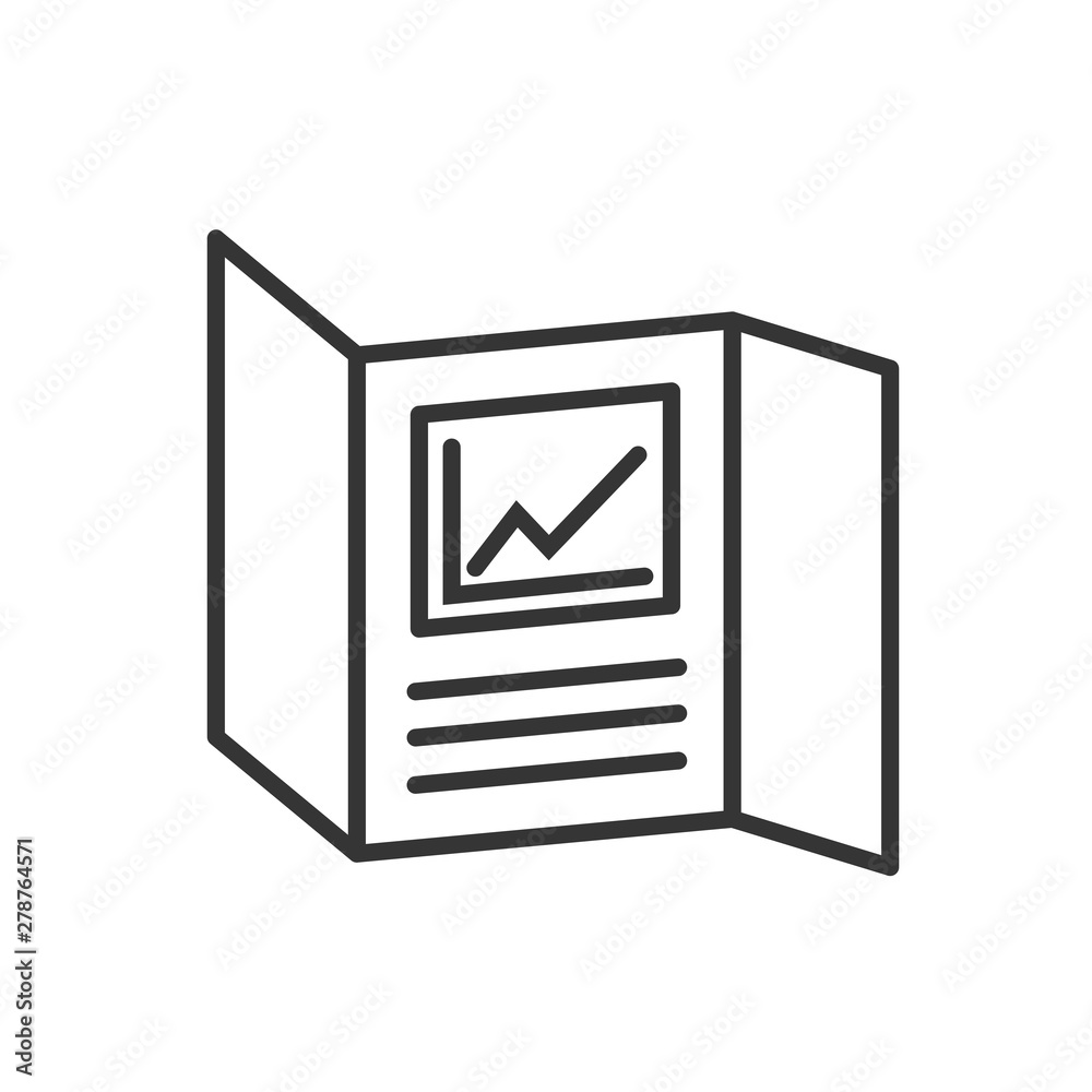 Aufkleber flyer icon template color editable. brochure symbol vector sign isolated on white background. simple