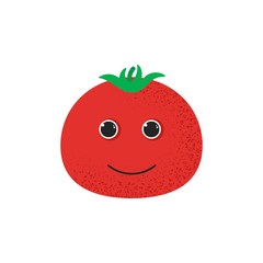 Isolated cute smile tomato character