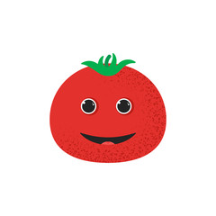 Isolated cute smile tomato character