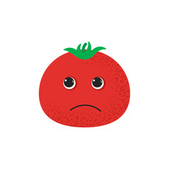 Isolated cute smile tomato character