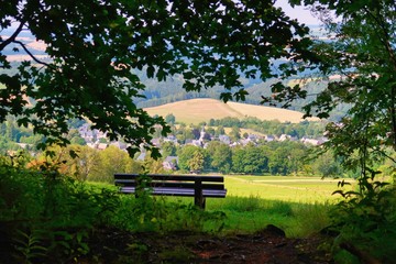 Obraz premium blick auf geyersdorf