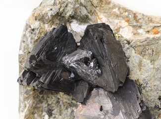 Tetrahedral sphalerite crystals on dolomite
