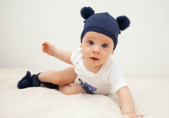 Naklejka premium cute little boy