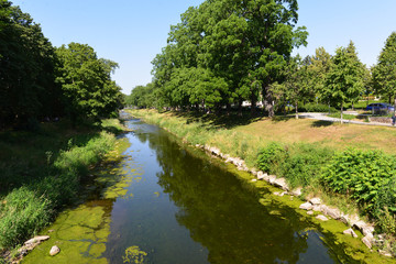 Die Ahr in Bad Neuenahr-Ahrweiler