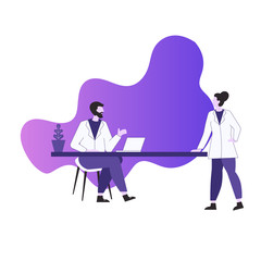 Medical consultation concept