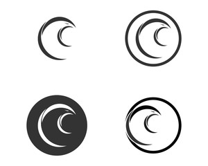 Falcon Eagle Bird Logo Template vector icon